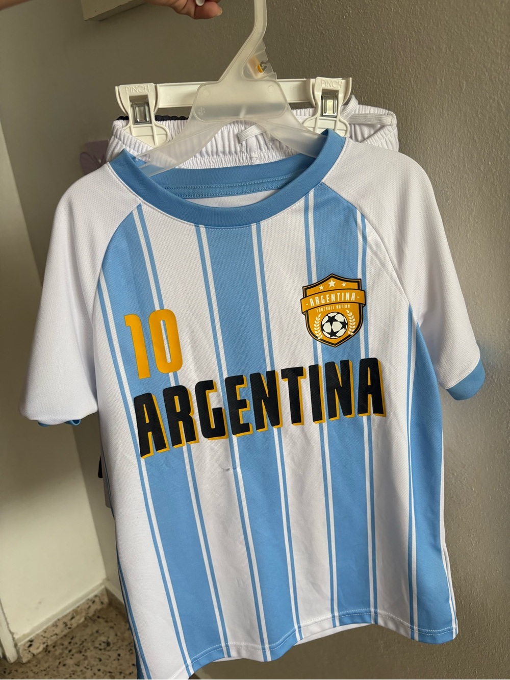 H&M Argentina Kids Soccer Set - Light Blue & White